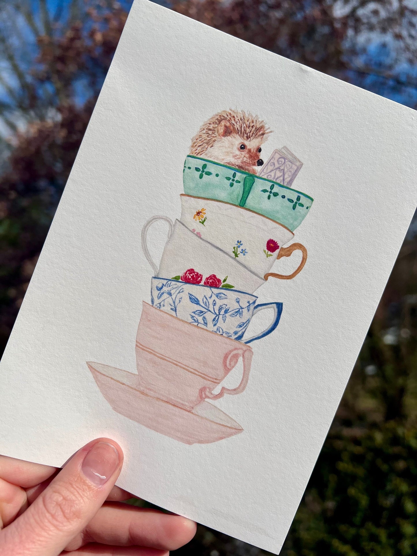 The Elegant Hedgehog | Fine Art Print