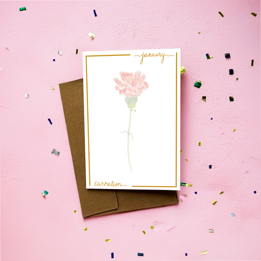 Birth Flower Greeting Cards