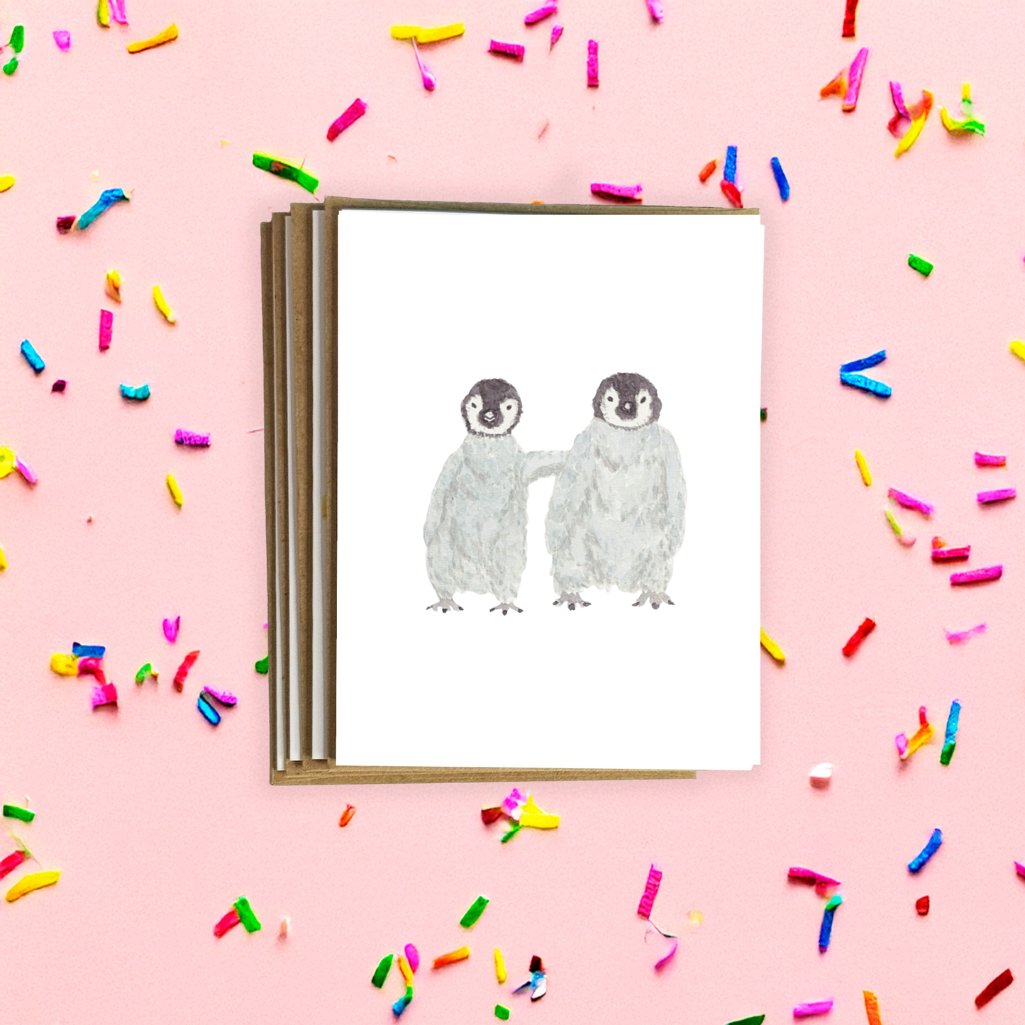Cozy Penguins Notecard Pack