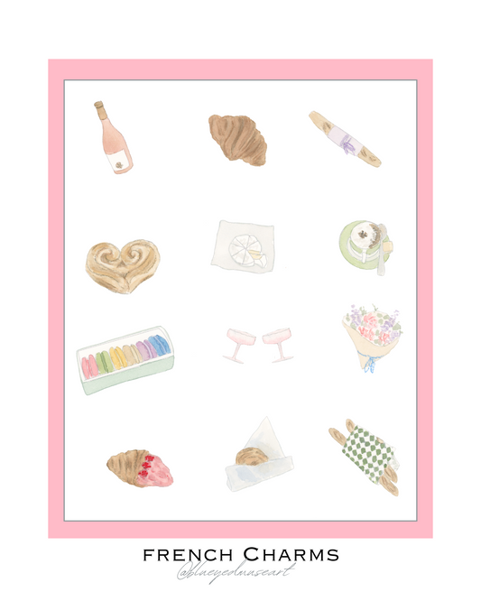 French Charms Art Print