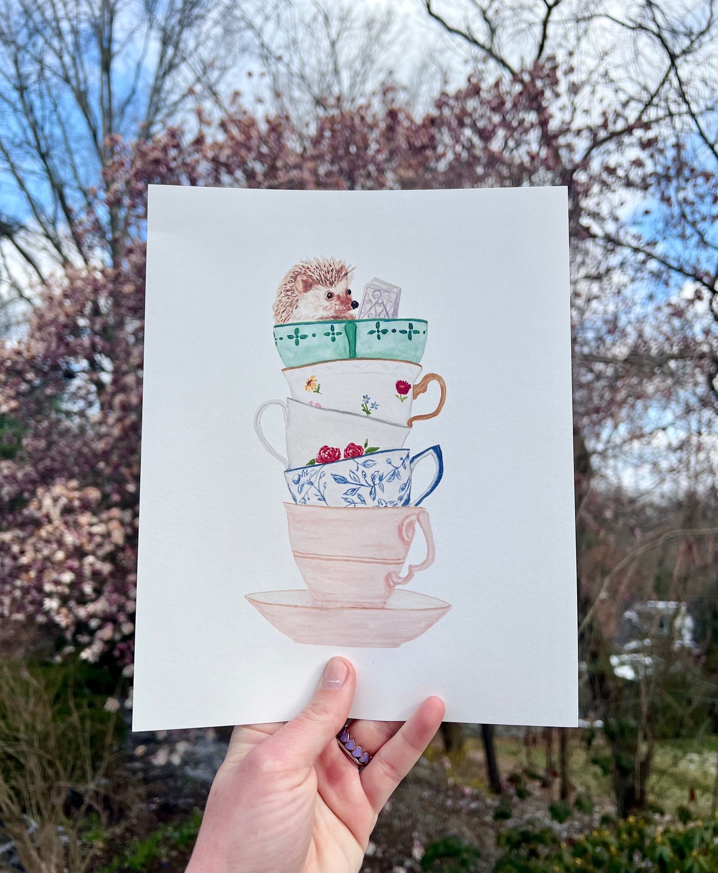 The Elegant Hedgehog | Fine Art Print