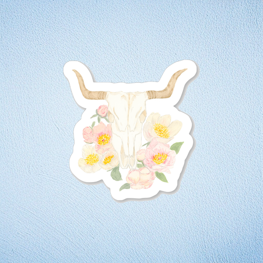 Longhorn Vinyl Sticker