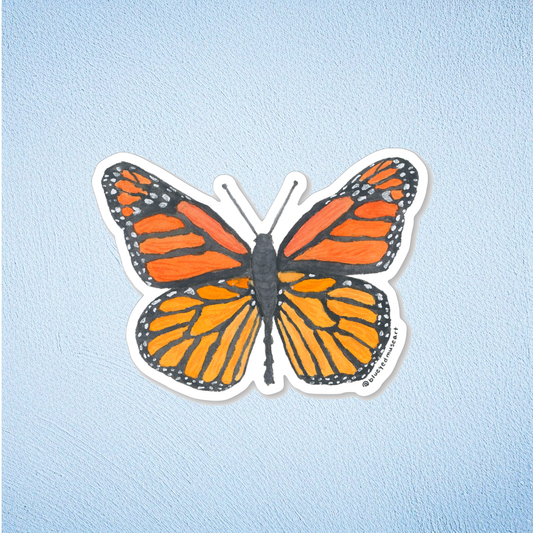 Monarch Butterfly Vinyl Sticker