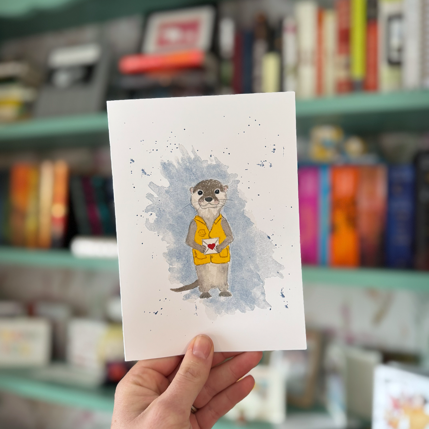 Otter Postal Service Greeting Card