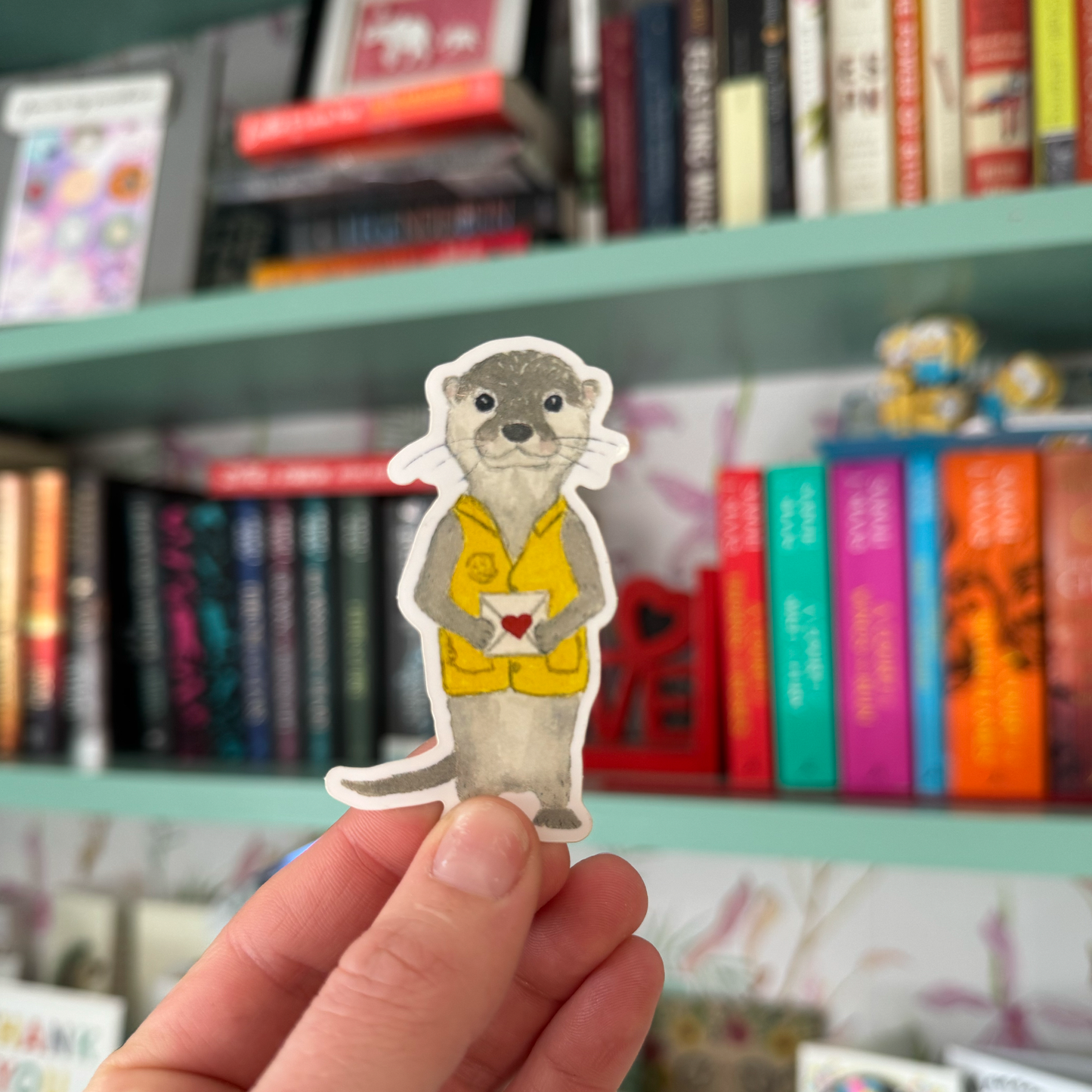 Otter Postal Service Vinyl Sticker