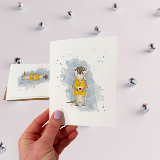 Otter Postal Service Notecard Pack