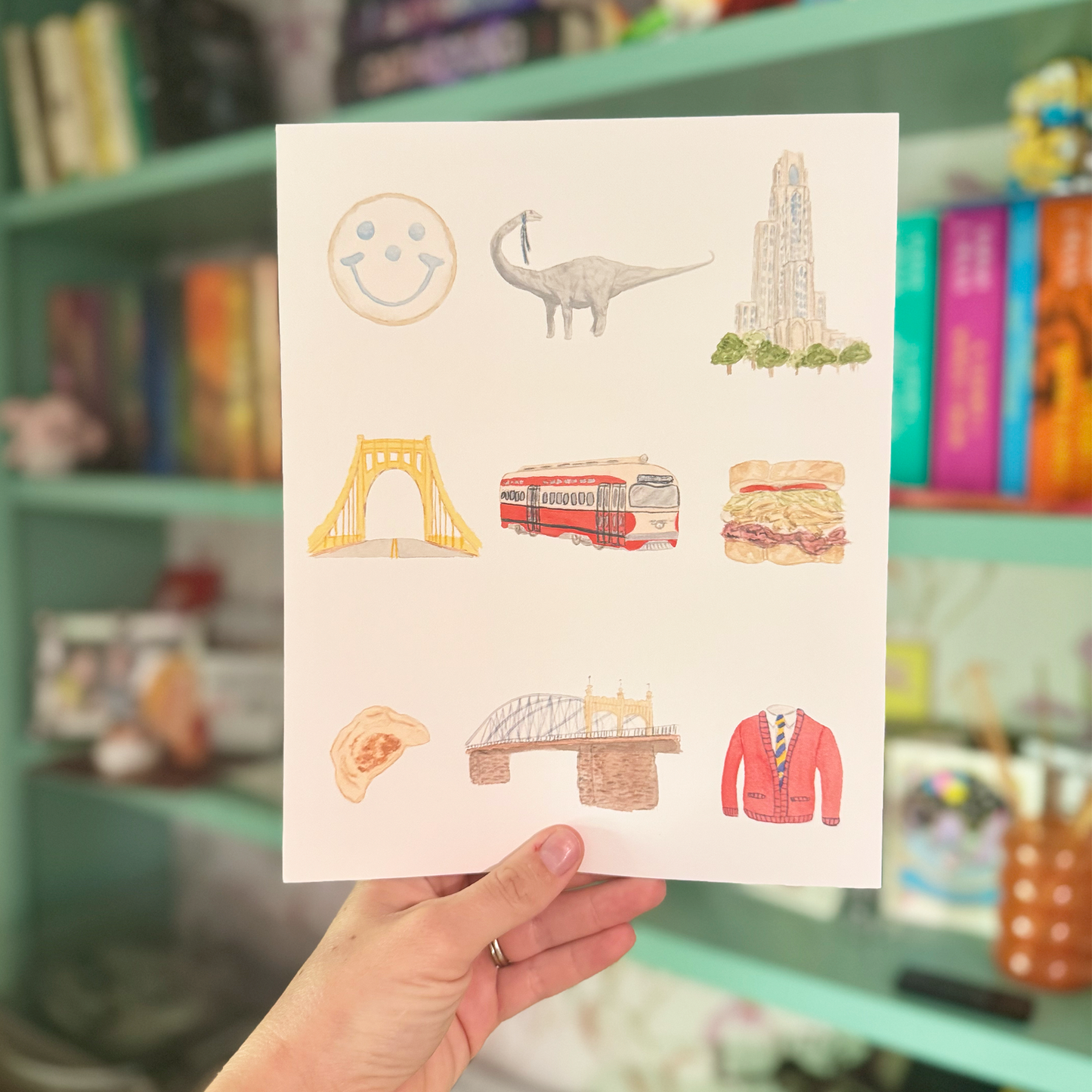 Pittsburgh Charms Art Print