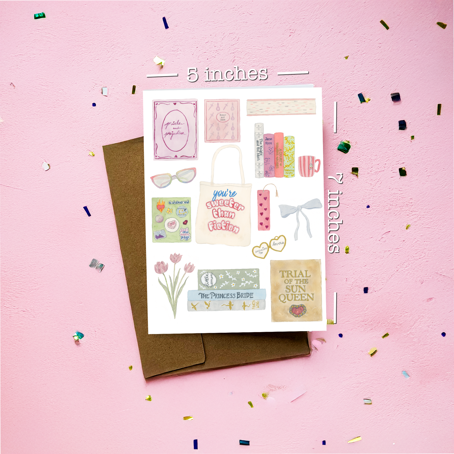 You're Sweeter Than Fiction Greeting Card