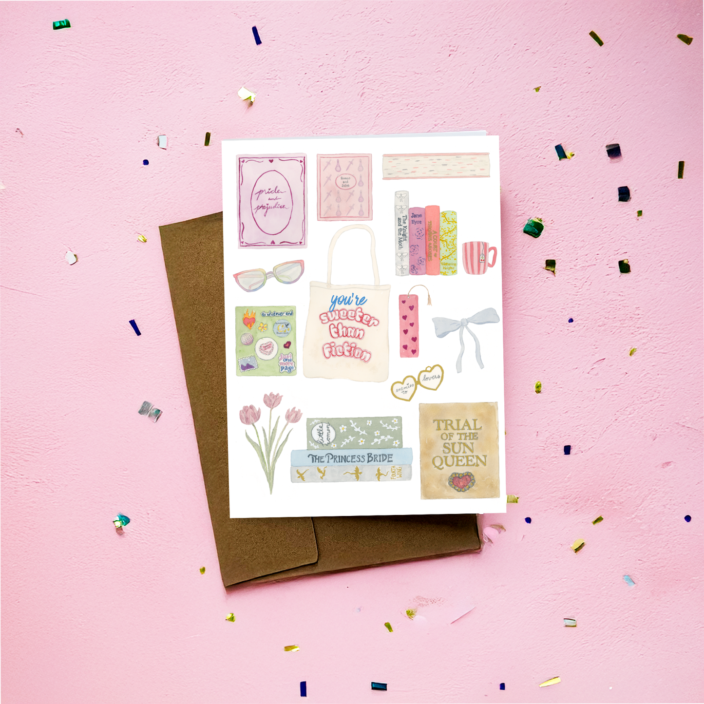 You're Sweeter Than Fiction Greeting Card