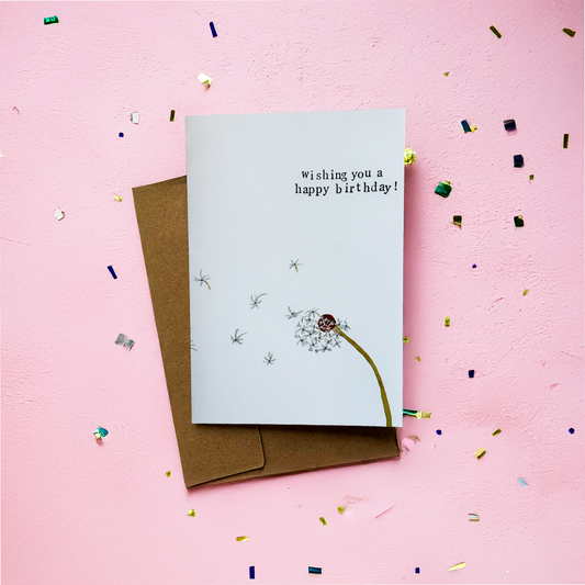 Wishing You a Happy Birthday Greeting Card